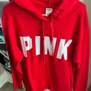 Vs pink red pullover hoodie